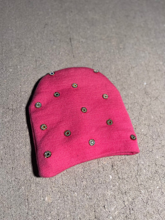 Pink Valentine Beanie